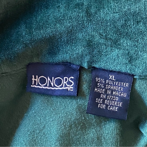 🦚Vintage green velour shacket - Picture 6 of 7